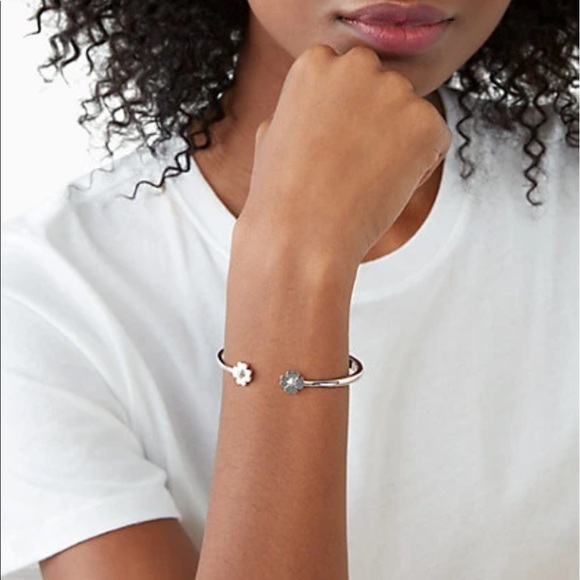 Kate spade spades & studs metal cuff bracelet - Picture 2 of 4